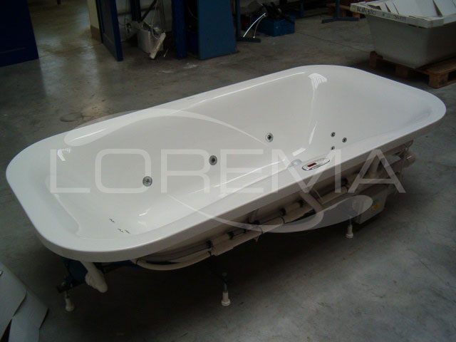 Hydro-massage bathtub DURAVIT PURA VIDA, combipool Lux system, control with a display, SLIM jets